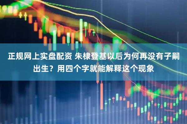 正规网上实盘配资 朱棣登基以后为何再没有子嗣出生？用四个字就能解释这个现象